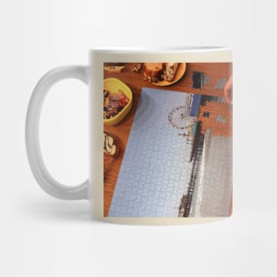 Santa Monica Pier Puzzle Solver Mug